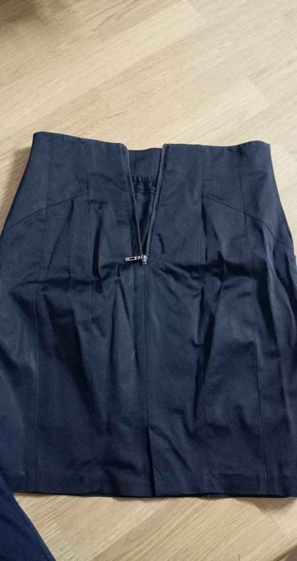 Lacivert Mini Kalem Etek - Görsel 3