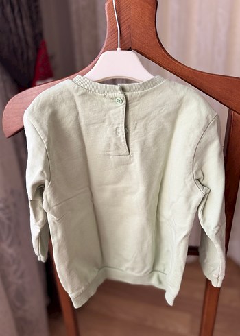 Yeşil Baskılı Sweatshirt - Görsel 4