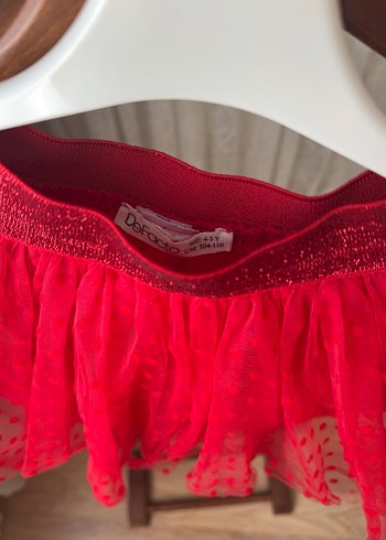 Kız Çocuk Kırmızı Tütü Etek - Görsel 2