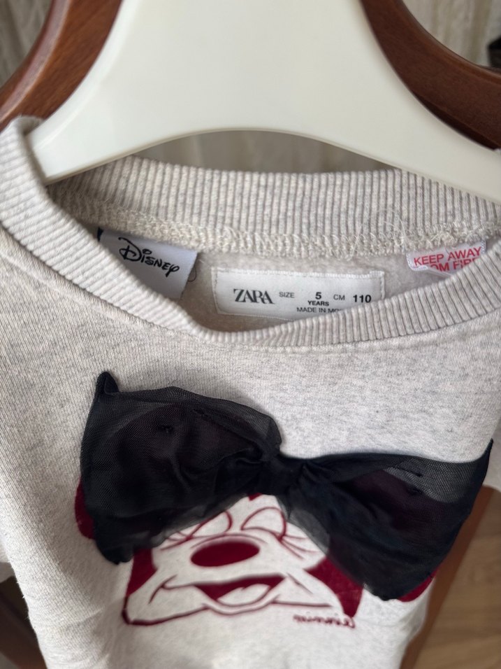 Kız Çocuk Minnie Baskılı sweatshirt - Görsel 2