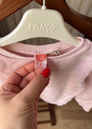 Pembe Uzun Kollu Sweatshirt - Görsel 2