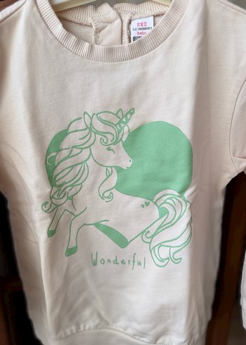Kız Çocuk Unicorn Sweatshirt - Görsel 2