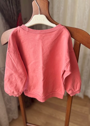 Kız Çocuk Pembe Sweatshirt - Görsel 3