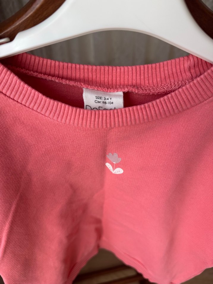 Kız Çocuk Pembe Sweatshirt - Görsel 2