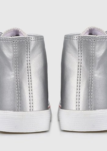 38 Beden U.S. Polo Assn. Parlak Gri Kız Spor Ayakkabı 38/39 var