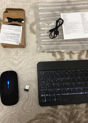 BLUETOOTH IŞIKLI KLAVYE & MOUSE - Görsel 4