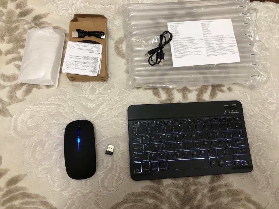 BLUETOOTH IŞIKLI  KLAVYE & MOUSE - Görsel 4