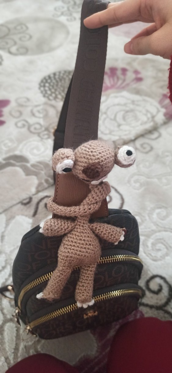 El Yapımı Uzun Boyunlu Peluş Oyuncak - Görsel 5