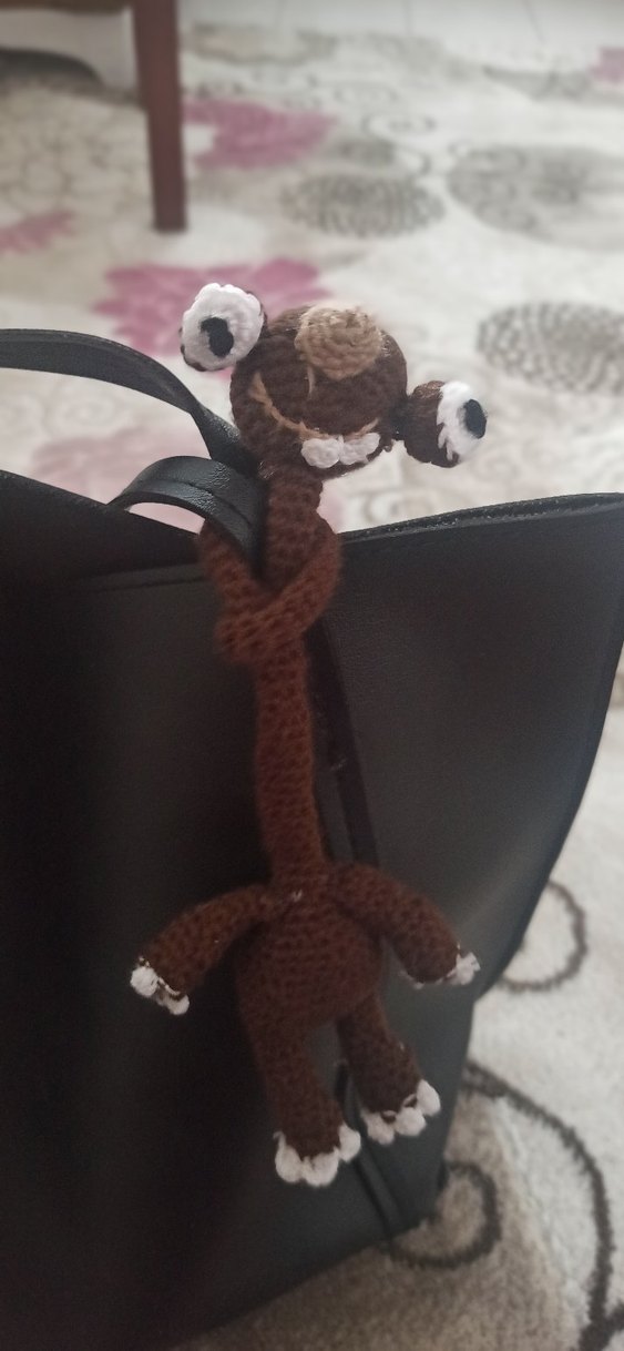 El Yapımı Uzun Boyunlu Peluş Oyuncak - Görsel 4