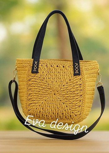 Bej Örgü Kadın Şapka ve cantalar istenilen renk yapılır adetfiyt - Görsel 6