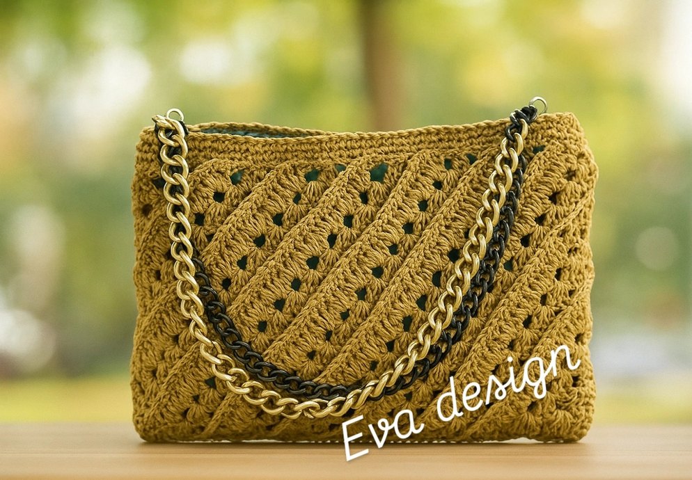 Bej Örgü Kadın Şapka ve cantalar istenilen renk yapılır adetfiyt - Görsel 5