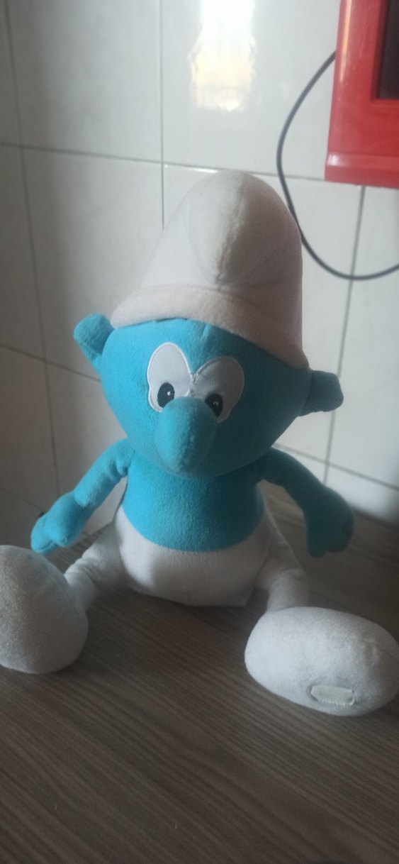 Mavi Şirin Peluş Oyuncak masal ve ninni söylüyor pillidir - Görsel 2