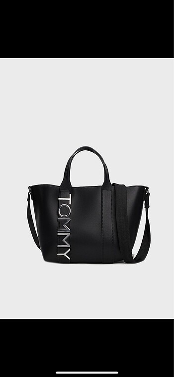 Tommy hilfiger jeans tote logolu çapraz omuz çanta