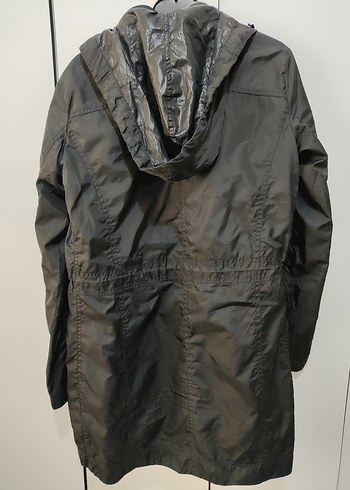 Siyah Kadın yağmurluk - Görsel 4