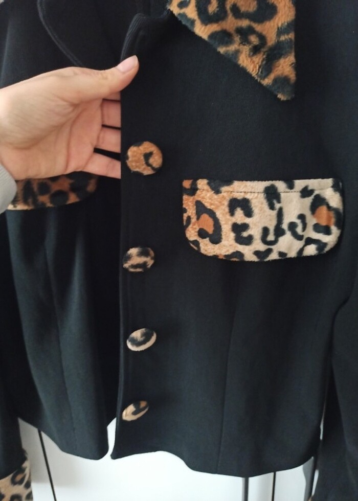 Leopar ceket - Görsel 2