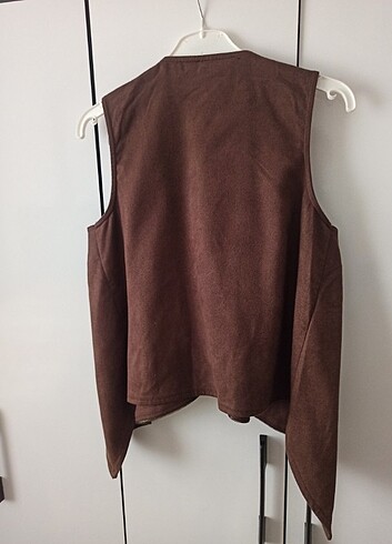 Süet yelek - Görsel 2