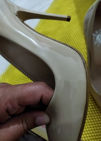 Bambi Ten rugan stiletto ayakkabi