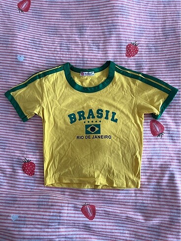 Brasil sarı tişört