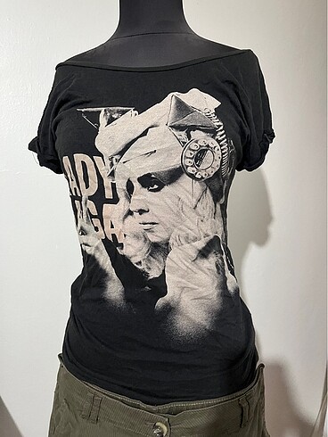 s Beden Lady Gaga x zara tshirt