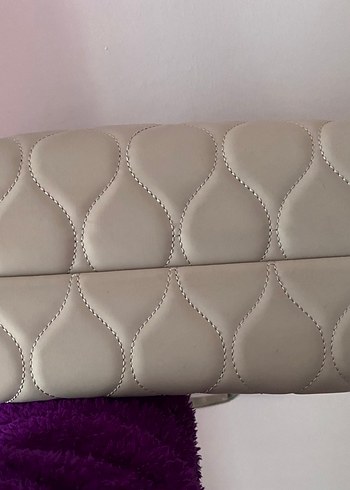 Gri Kadın Minimalist Fermuarlı Çanta - Görsel 2