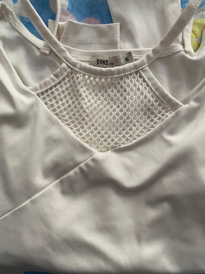 File Detaylı Beyaz Uzun Kollu Bluz - Görsel 2