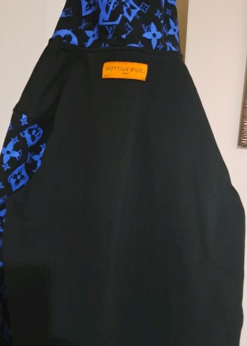 Mavi Baskılı Kapüşonlu Erkek Sweatshirt - Görsel 5