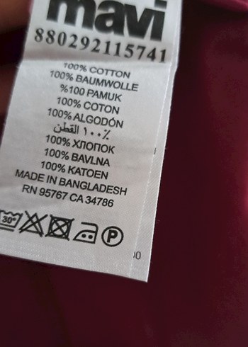 mavi marka Bordo erkek Uzun Kollu Gömlek - Görsel 6