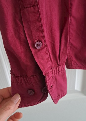 mavi marka Bordo erkek Uzun Kollu Gömlek - Görsel 3