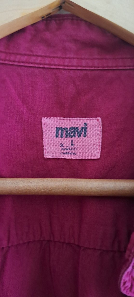 mavi marka Bordo erkek Uzun Kollu Gömlek - Görsel 4