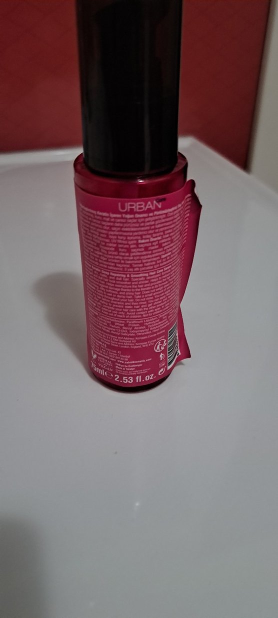 Urban Intense Keratin Saç Bakım Serumu +UV - Görsel 4