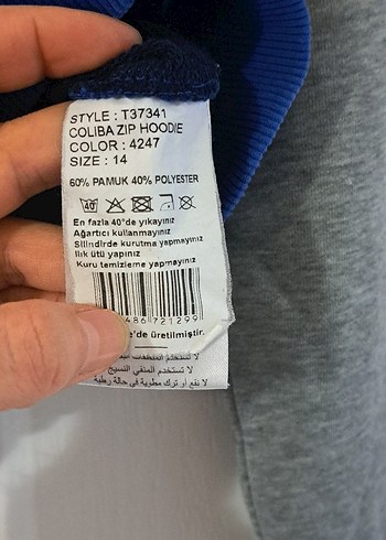 hummel  Çocuk Gri Fermuarlı Sweatshirt - Görsel 7