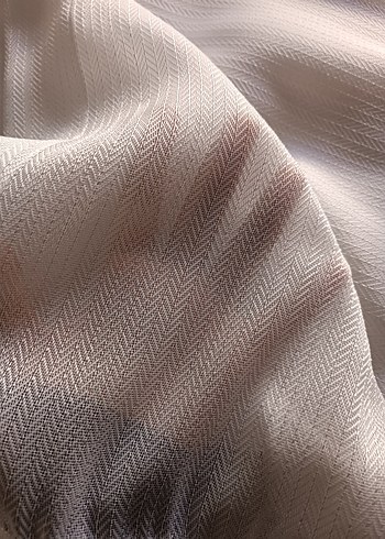 Beyaz Parlak Düz Desenli Perde - Görsel 2