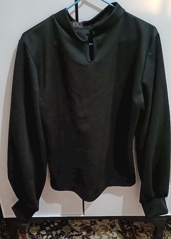 Trendyol & Milla Düğmeli Siyah Kadın Sweatshirt