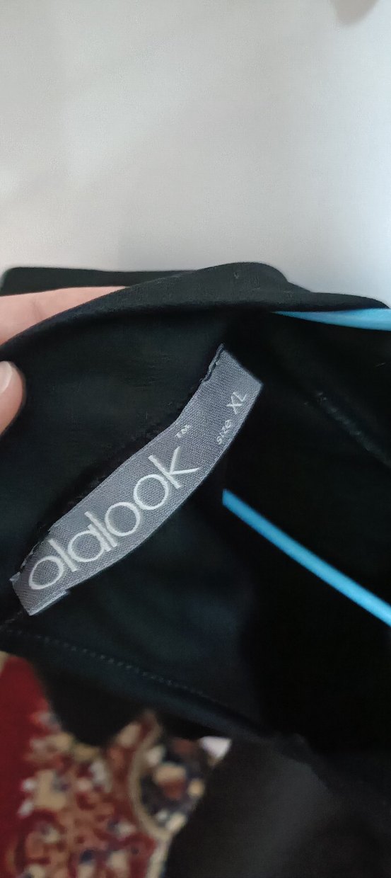 Düğmeli Siyah Kadın Sweatshirt - Görsel 3