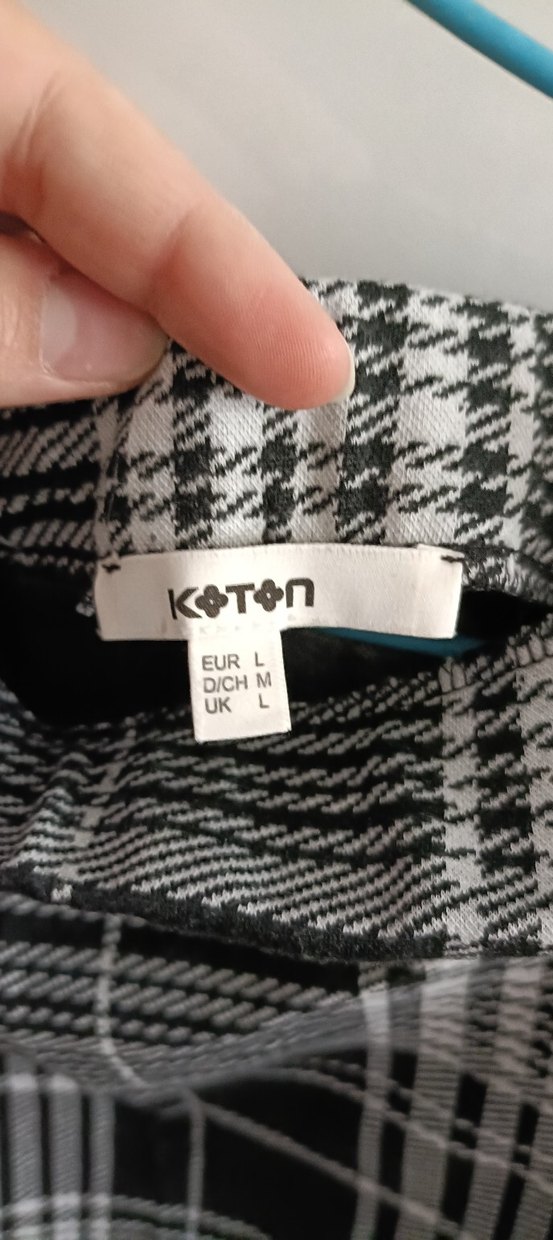 Ekose Desenli Pliseli Midi Etek - Görsel 2