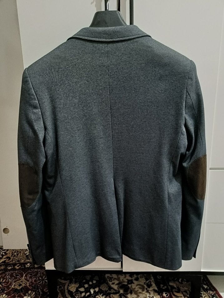 Gri Erkek Düğmeli Ofis Ceketi - Görsel 2