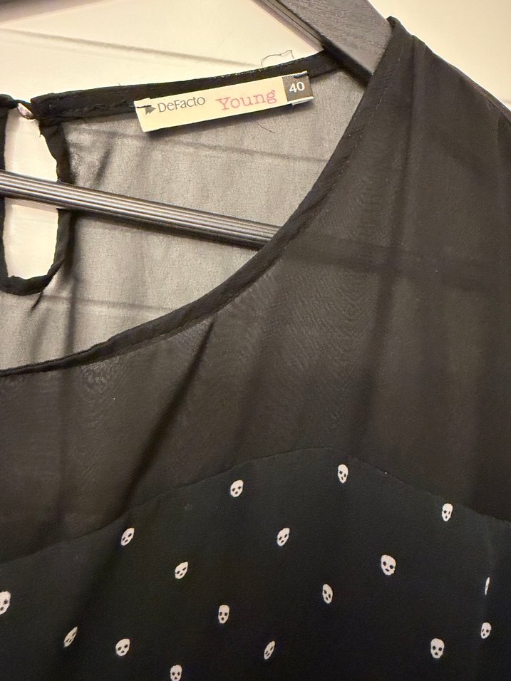 Lacivert Elbise - Görsel 3