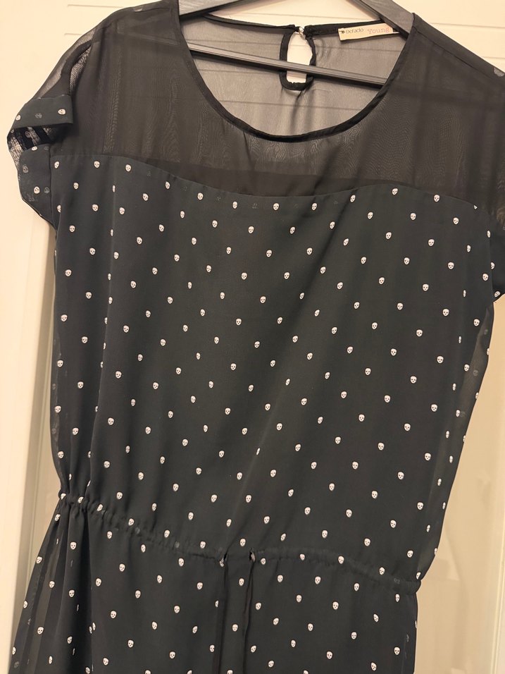 Lacivert Elbise - Görsel 2