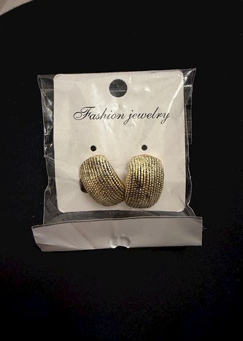 Gold Küpe - Görsel 2