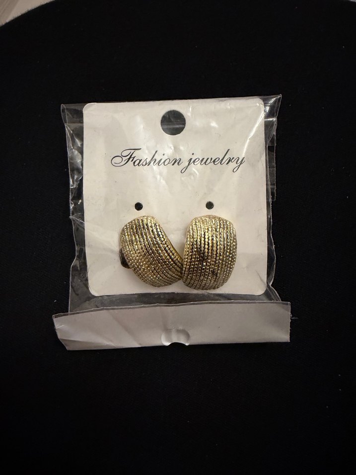 Gold Küpe - Görsel 2