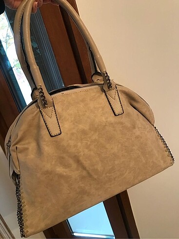 Zara Silver Zincir Detaylı Çanta