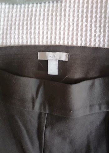 H&M Gri Regular Fit Kadın Kumaş Pantolon H&M