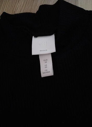 xs Beden H&M fitilli esnek bluz