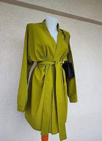 Yağ yeşili kimono