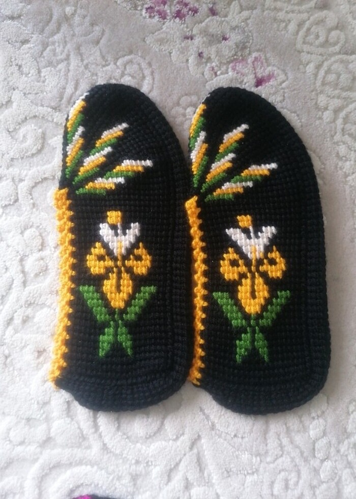 Çeyizlik hediyelik tunus işi patikler - Görsel 2