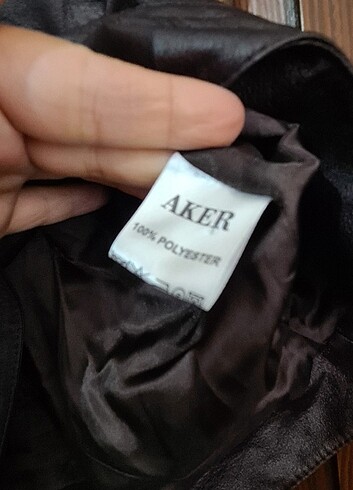 Aker Aker Deri yelek