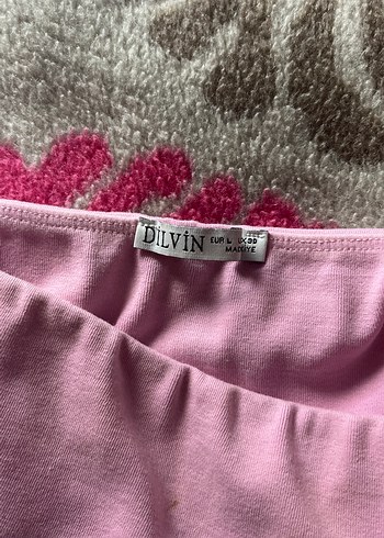 Pastel Pembe Straplez Üst - Görsel 2