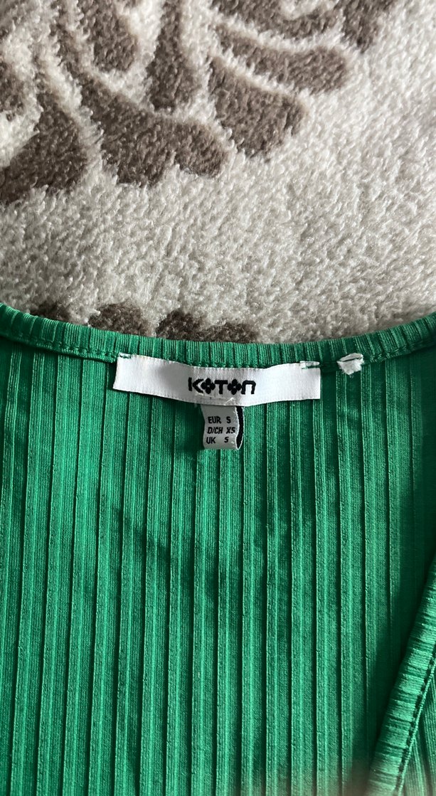 Yeşil Pilili Uzun Kollu Bolero - Görsel 2