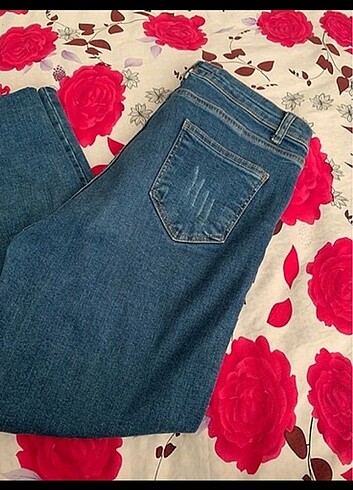 40 Beden mavi Renk Mavi Jean