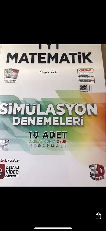 3D Tyt Matematik Deneme